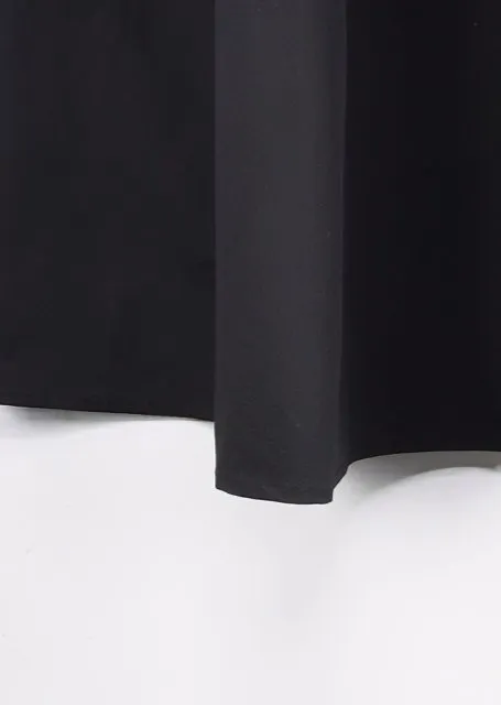 A LINE SLIM LONG LITTLE BLACK DRESS