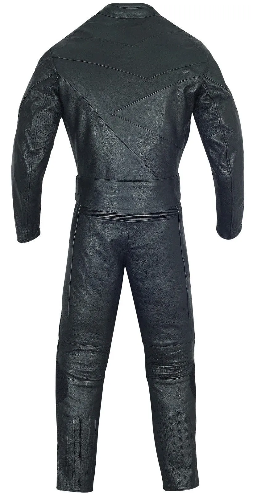 BLACK RACE TWO PIECE SUIT CE APPROVED PROTECTION