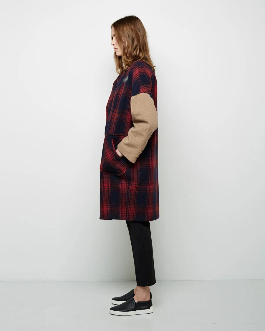 Blanket Wool Oversized Coat