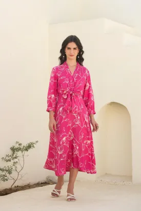 Blush Reverie Russian Silk Dress