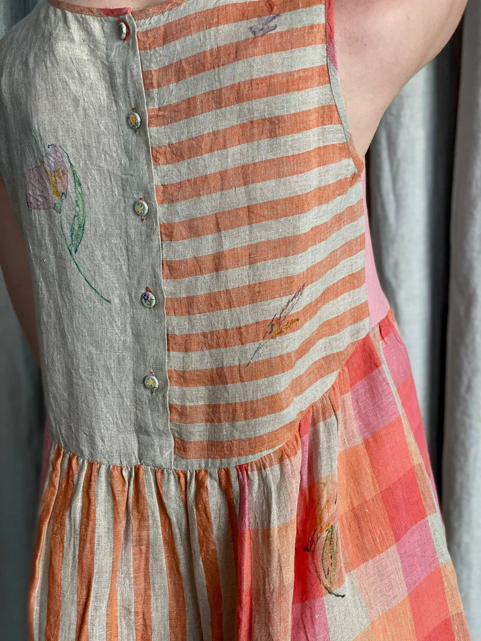 Cleome Patchwork Dress