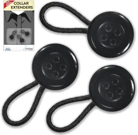 Collar Extenders for Mens Shirts Soft Elastic Expand Tight Neck Relief Dress Shirt Button Extensions