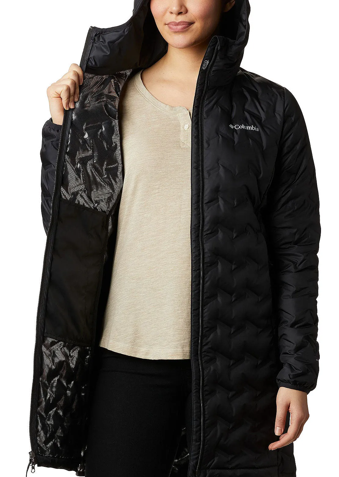 Columbia Women's Delta Ridge Long Down Jacket