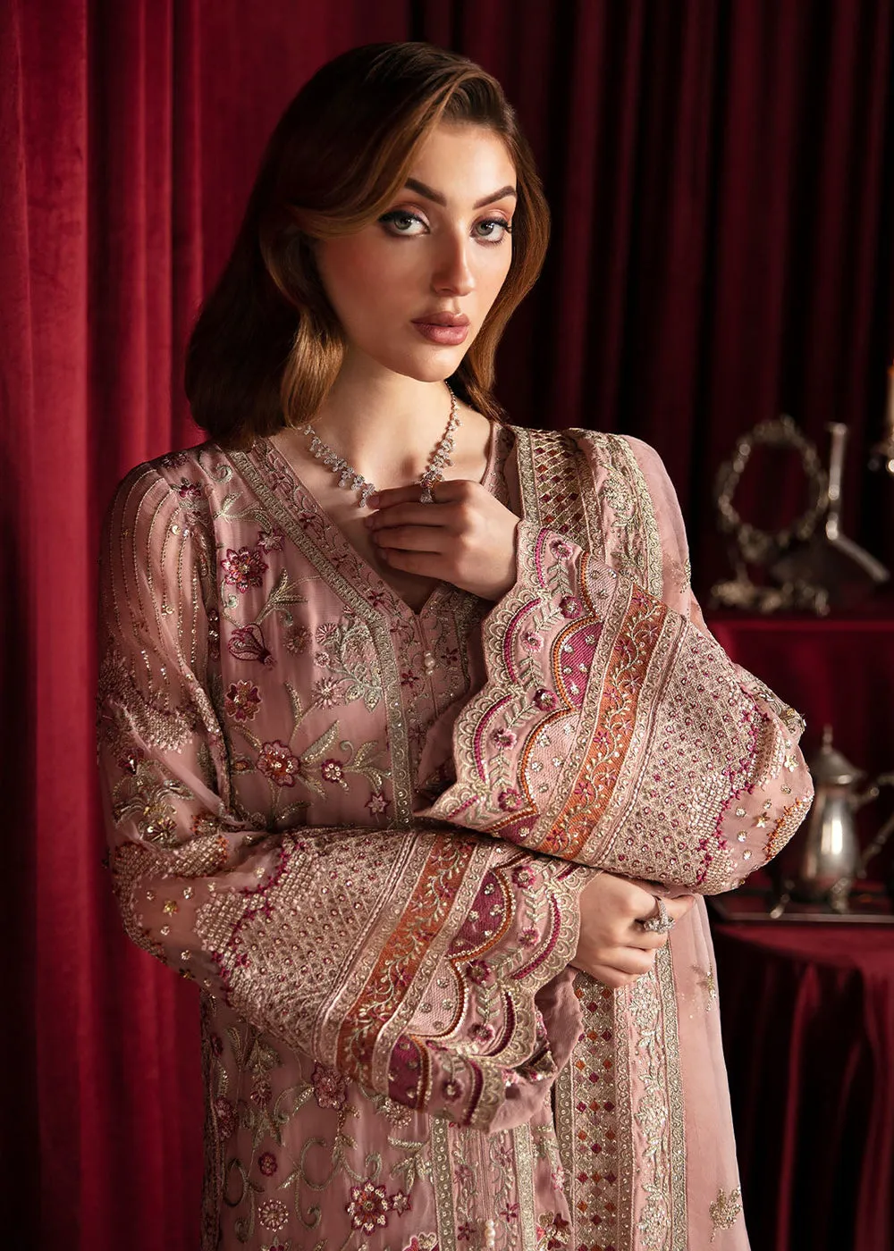 Elanora Embroidered Formals' 24 by Nureh | WATER LILLY