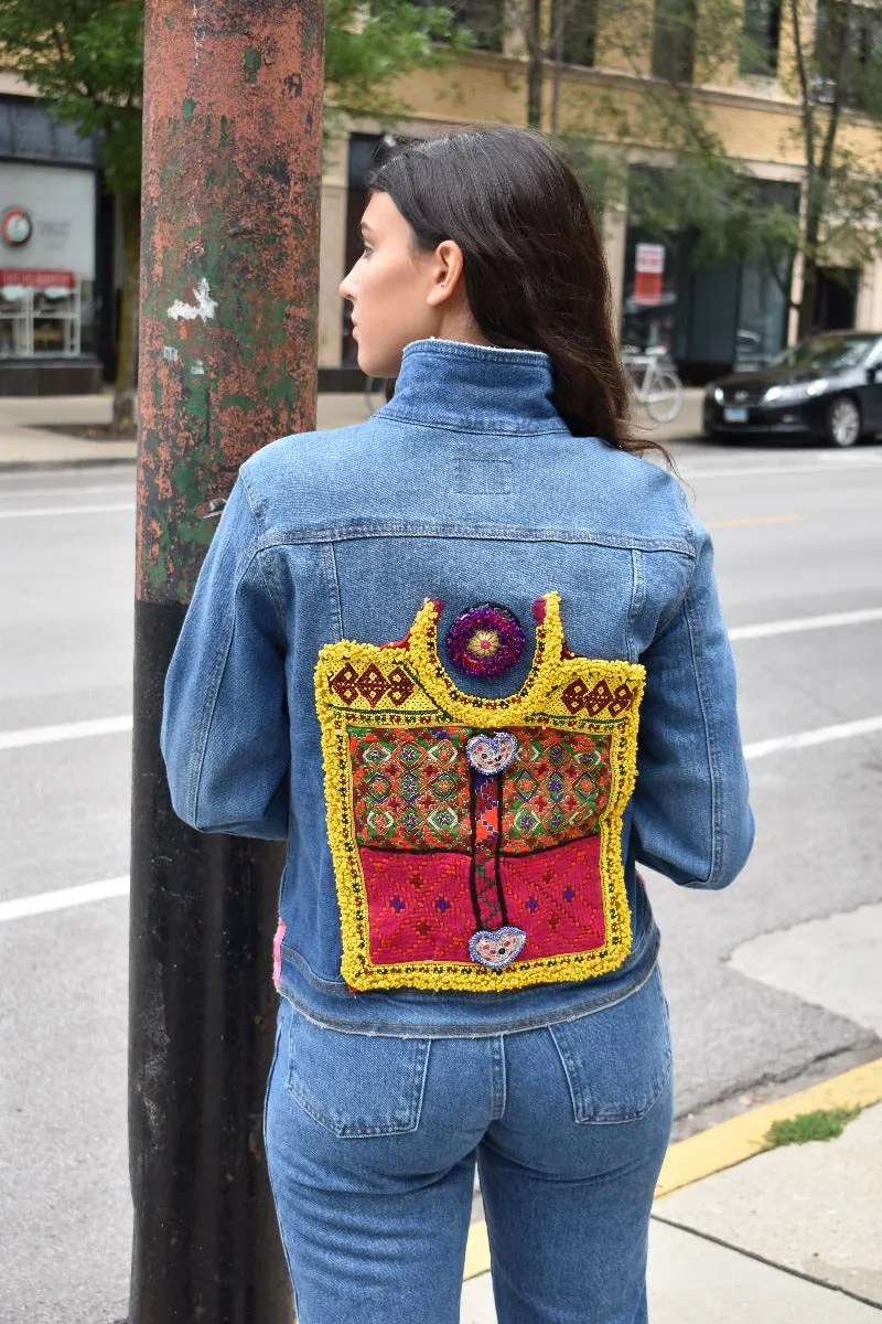 Embellished Denim Jacket- The Sarah