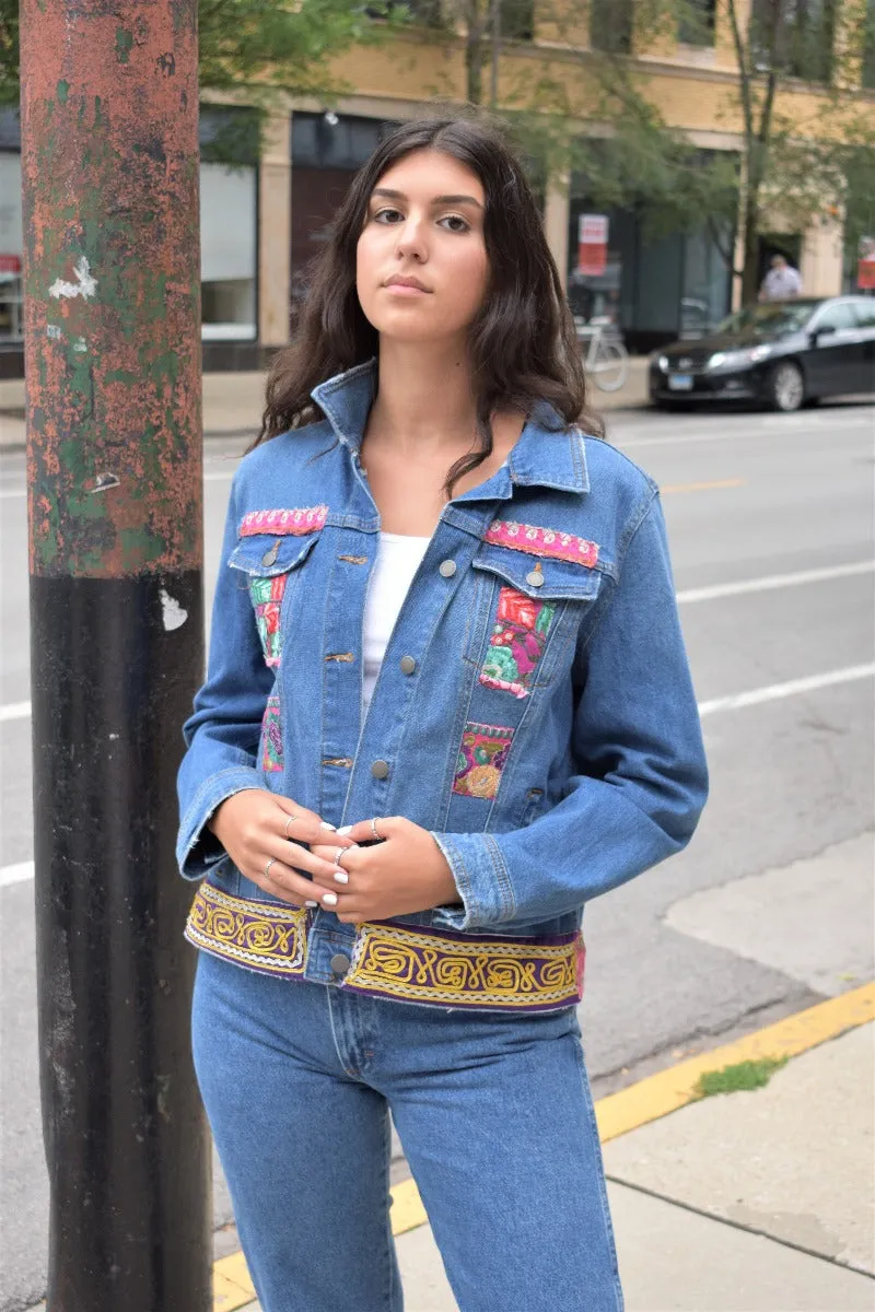 Embellished Denim Jacket- The Sarah