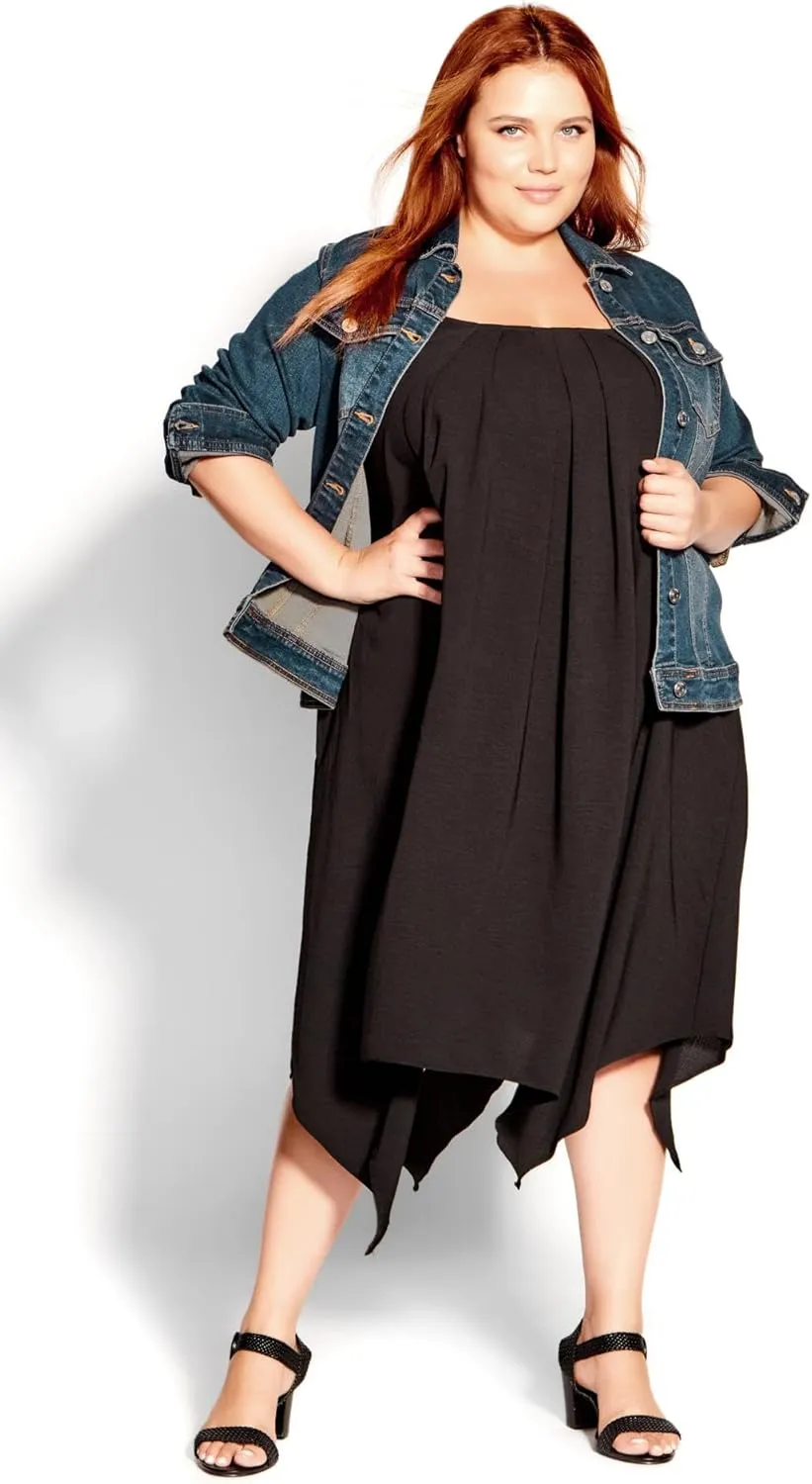 EVANS Women's Plus Size Denim Jacket