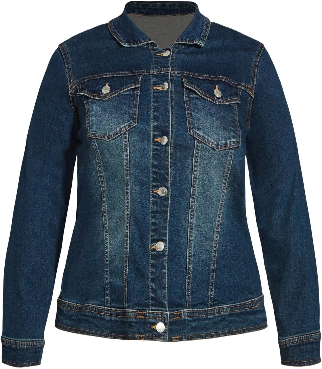EVANS Women's Plus Size Denim Jacket