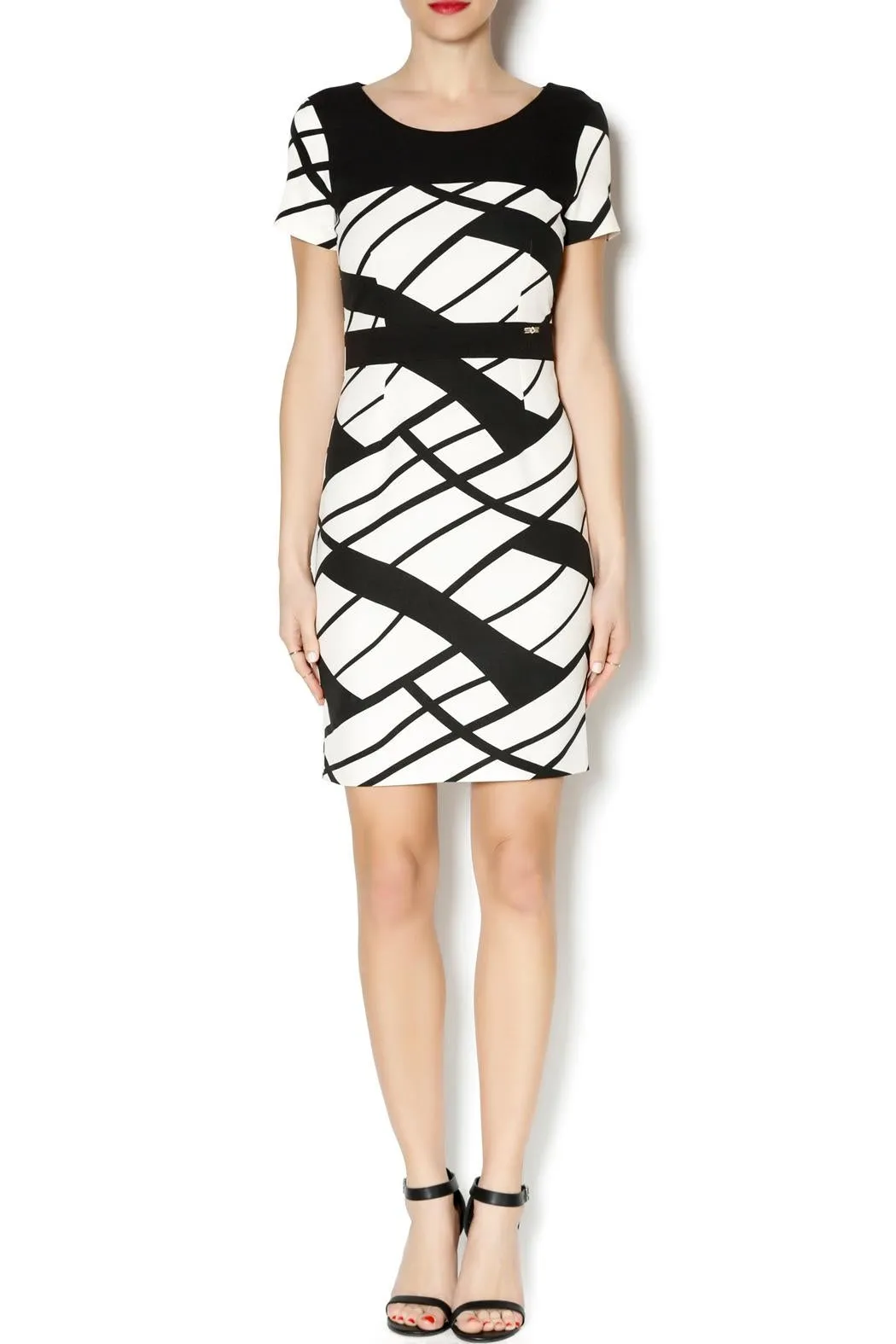 GEO PRINT DRESS