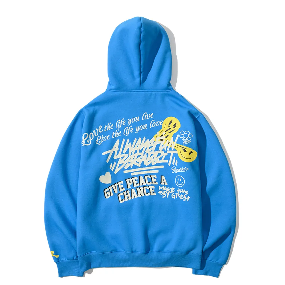 GPC SMILE BIG LOGO HOODIE SKYBLUE