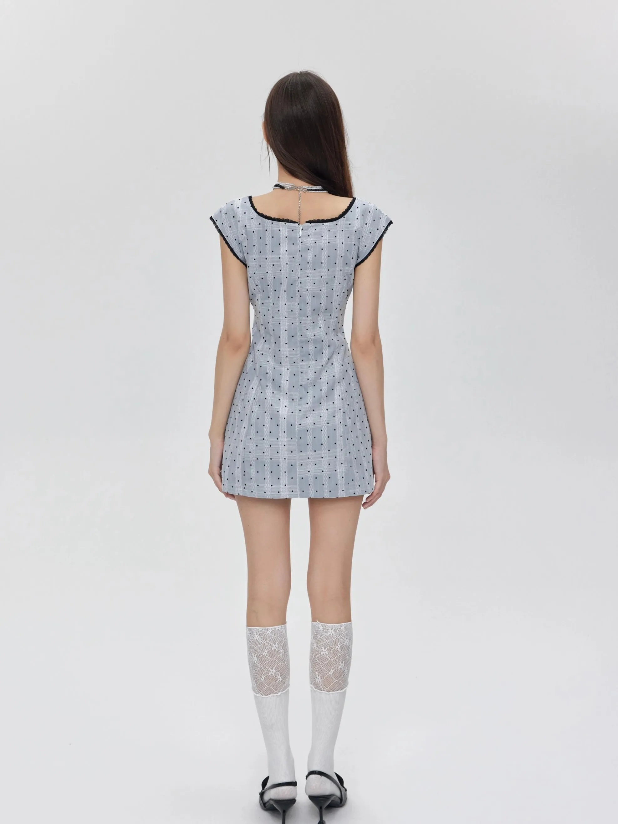 Just a little bit dramatic mini dress