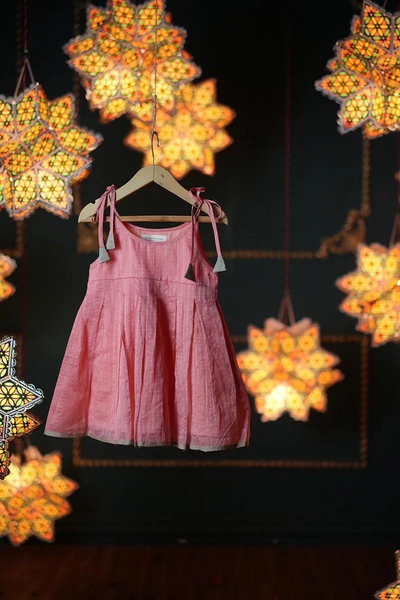 Kamal Sleeveless Infant Pleated Dress