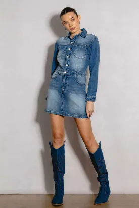 Long Sleeve Jumpsuit Skirt