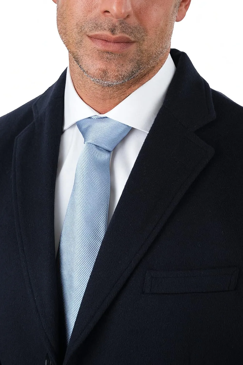 Men's Wool Cashmere Single Breasted Full Length Overcoat Top Coat
