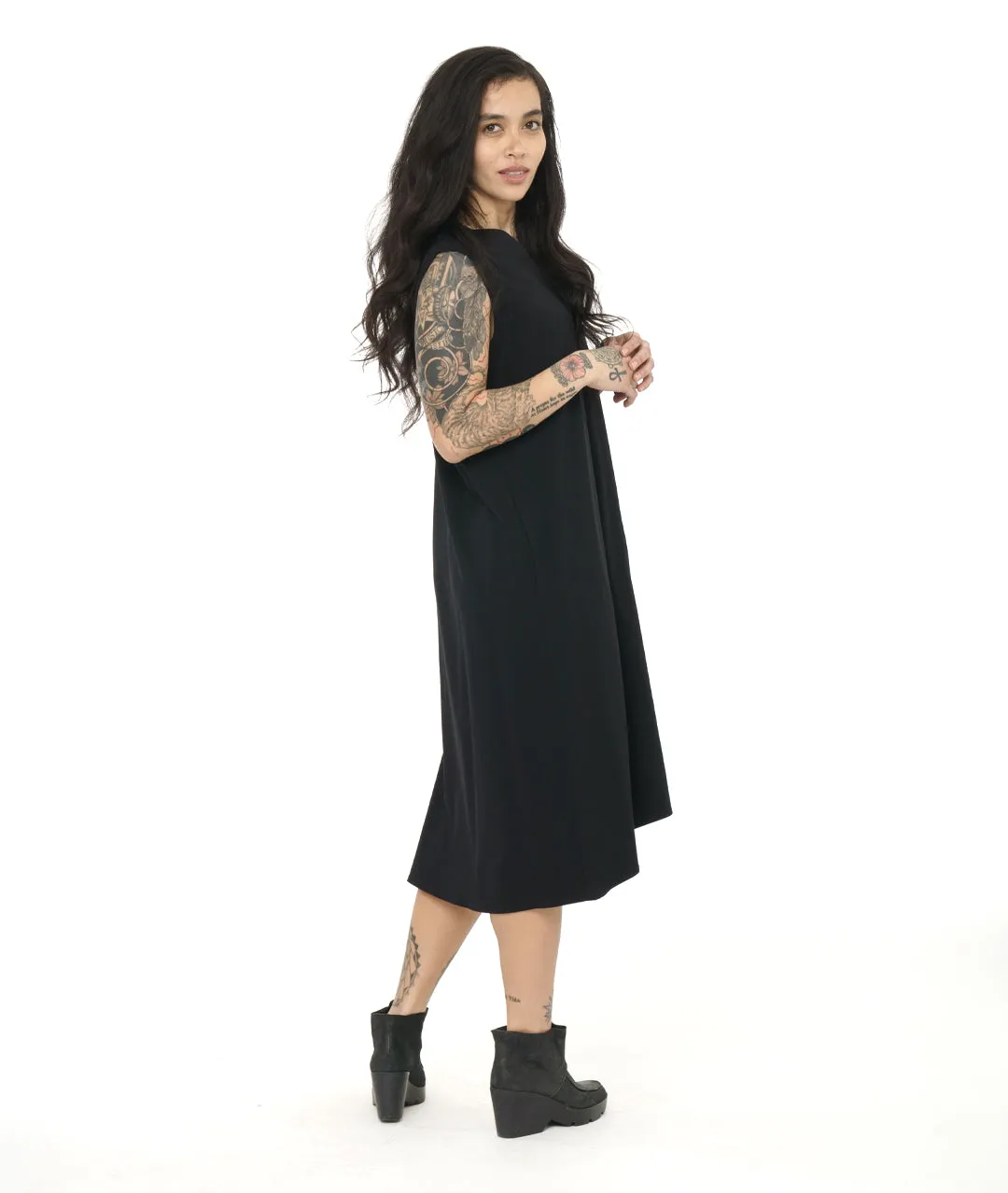 Niche - Tempo Twill - Studio Dress - Ochre