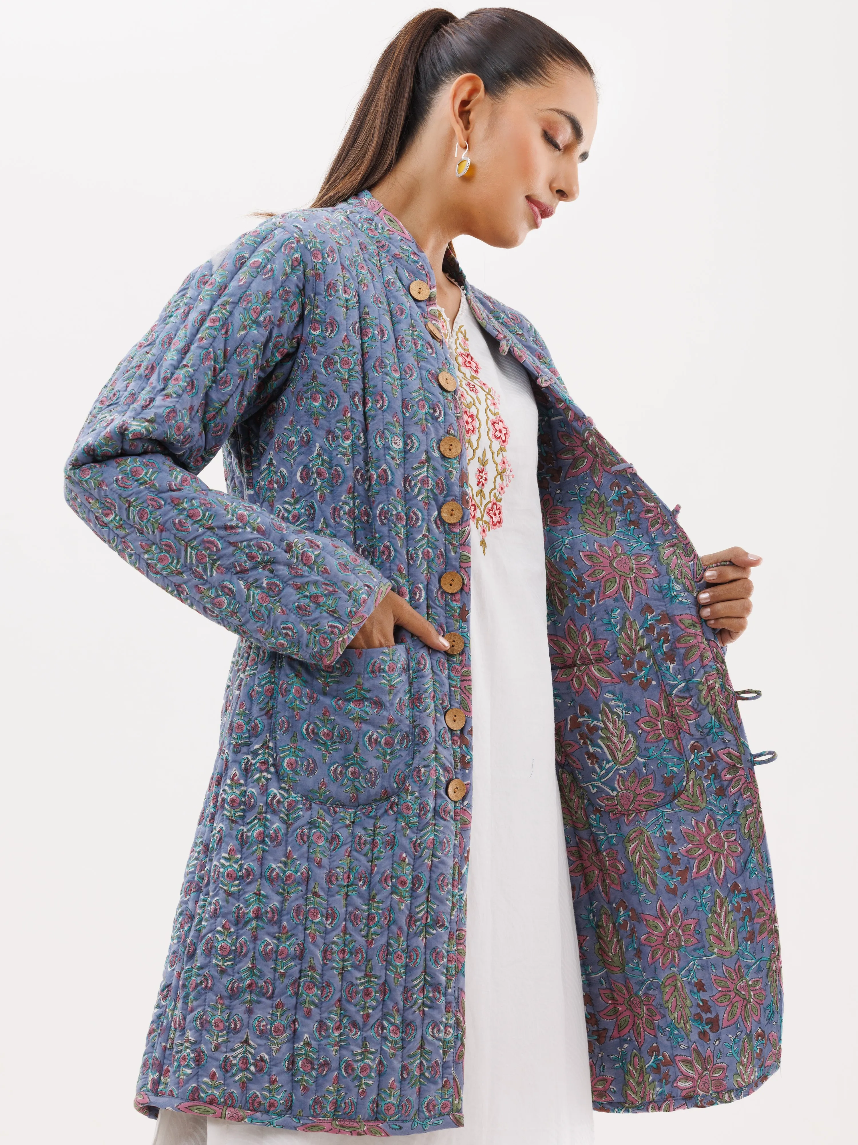 Shishir Tripti Quilted Reversible Jacket