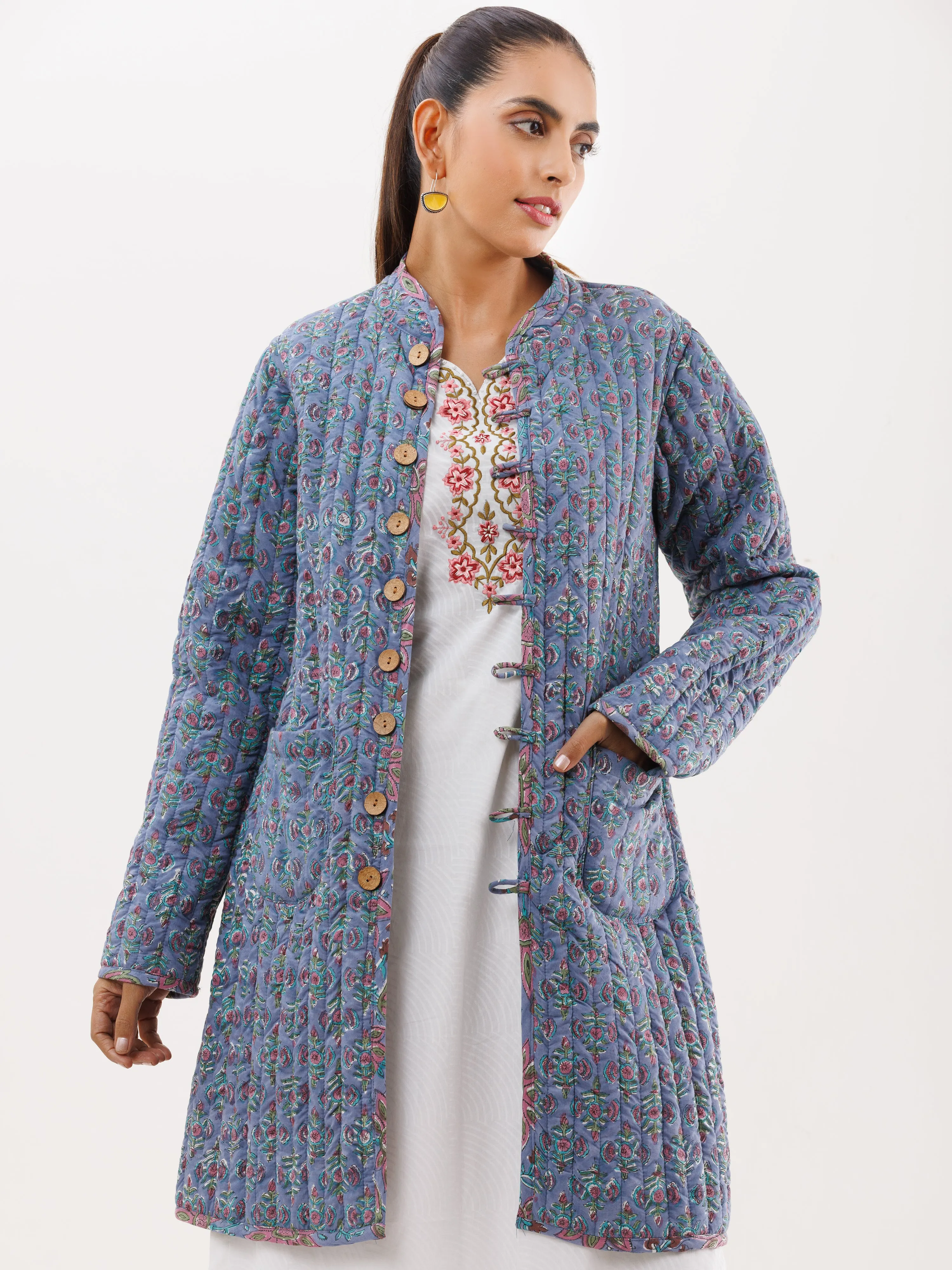 Shishir Tripti Quilted Reversible Jacket