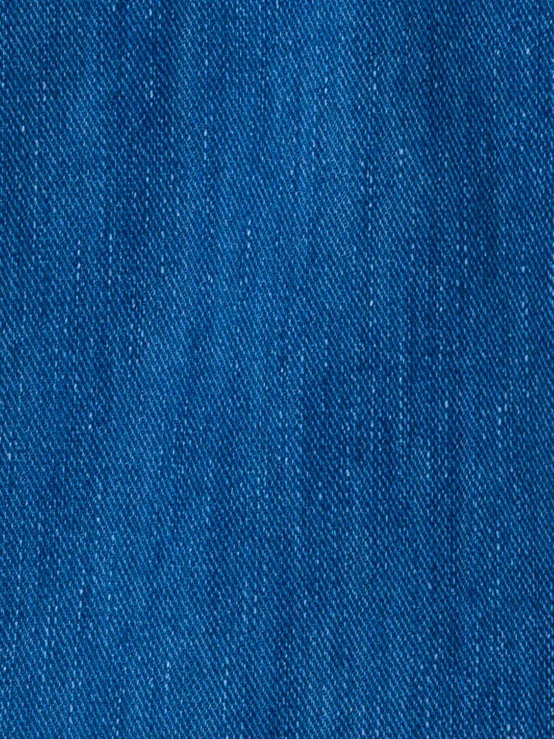 Short Jacket in Washed Denim