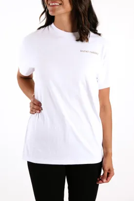 Staggered Tee White