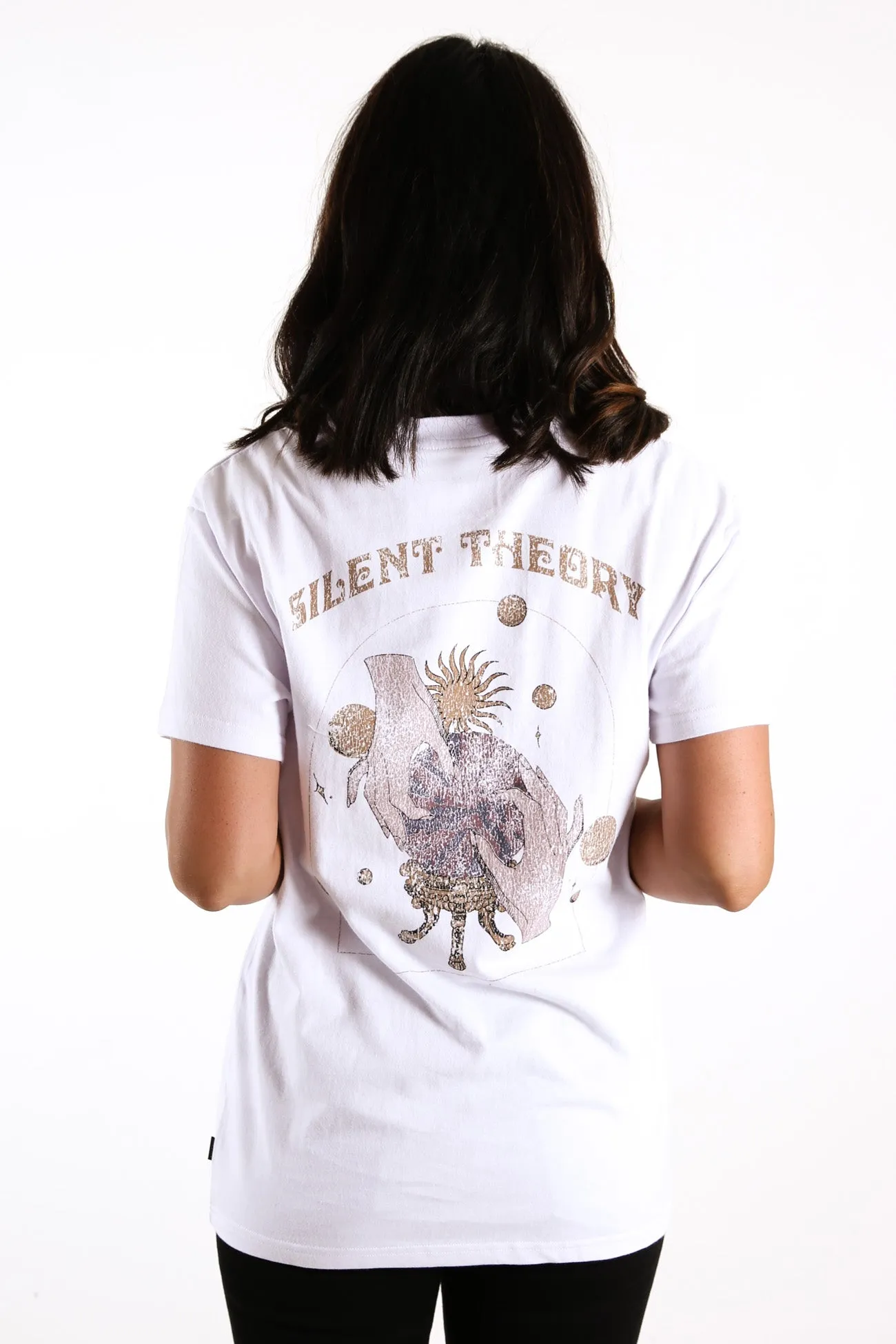 Staggered Tee White
