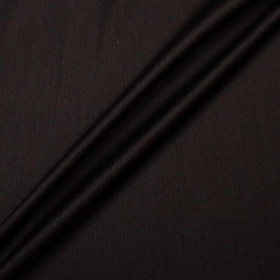Superfine Super 150s Black Piacenza Pure Wool