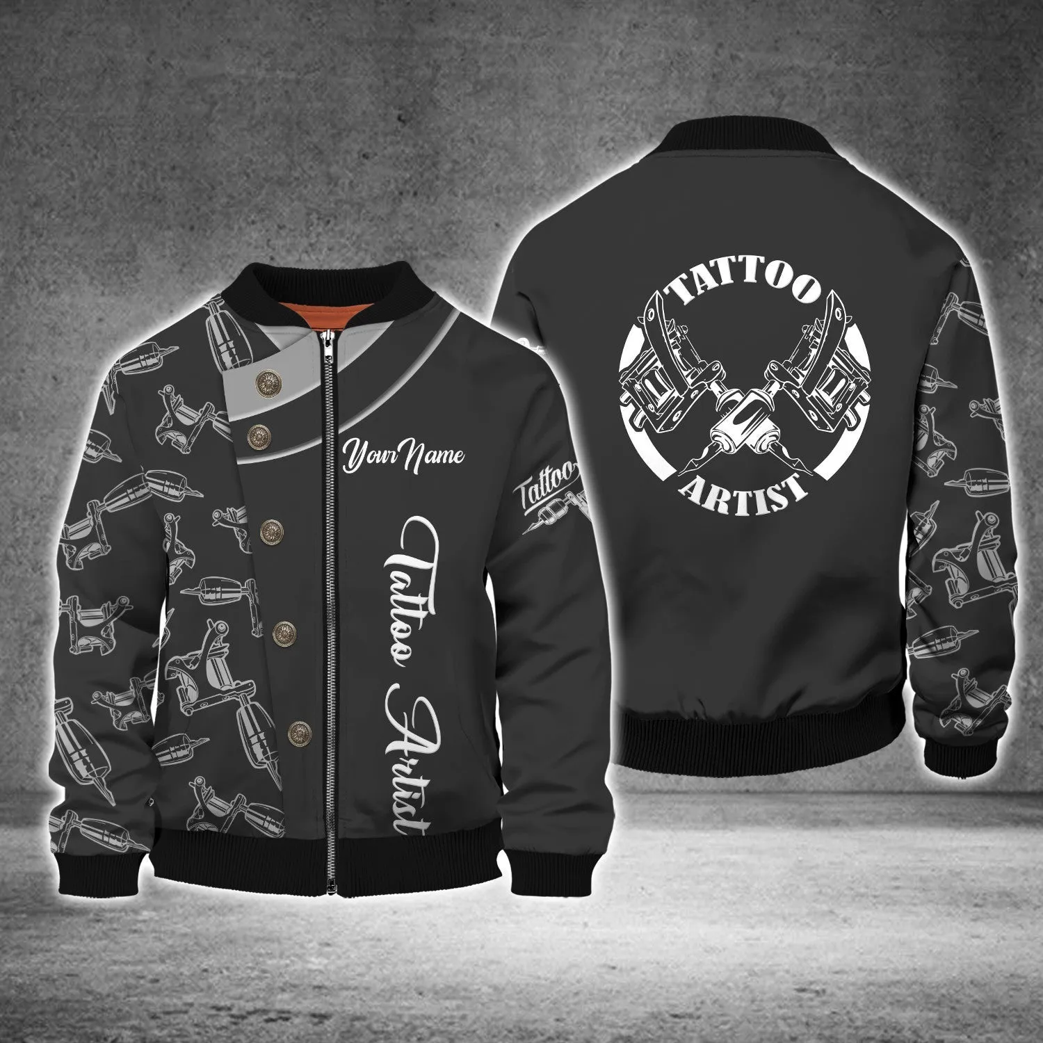 Tattoo Artist Custom Name 3D Full Print Sweatshirt Hoodie Shirts, Christmas Gift for Tattoo Artist