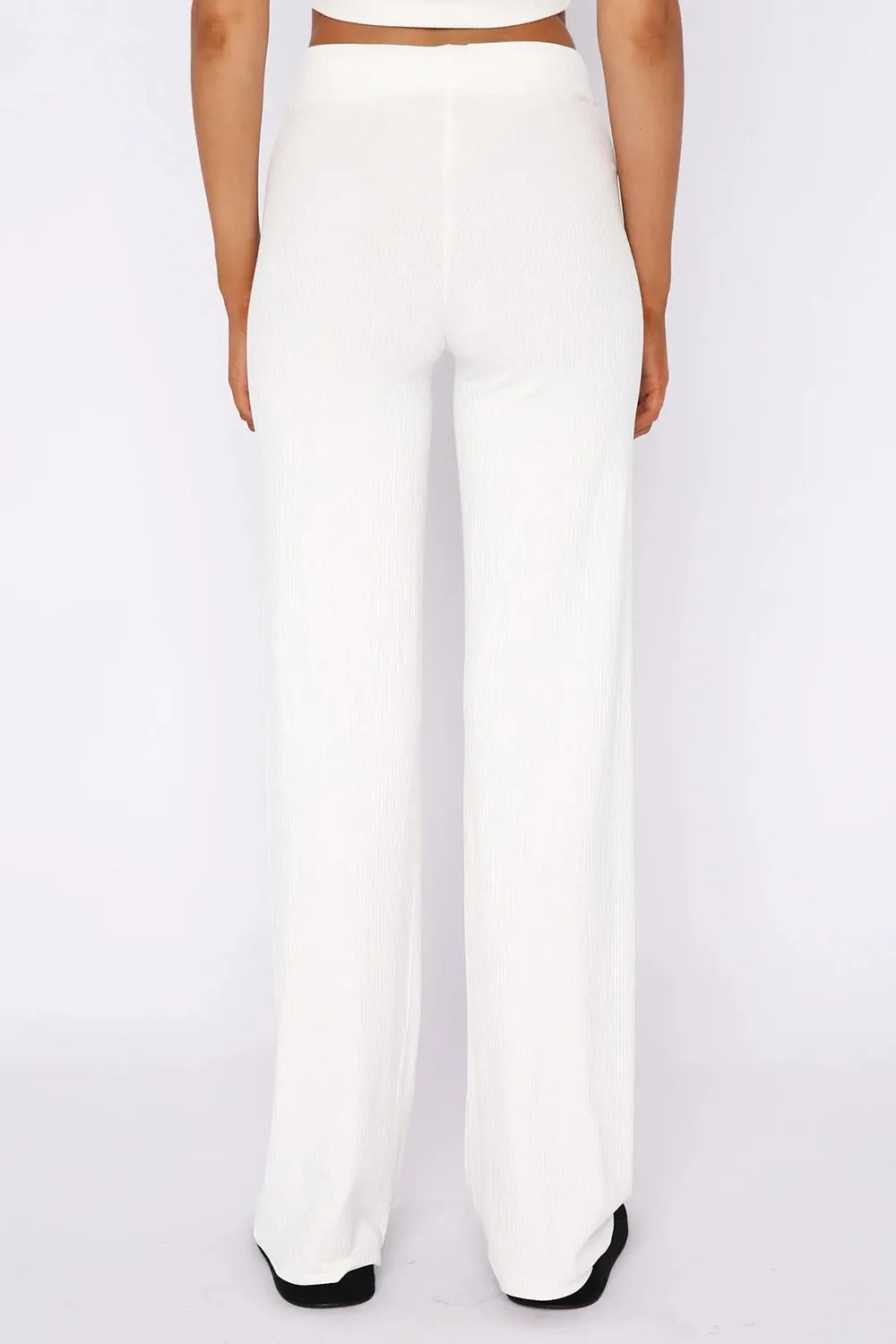TEEK - Round Neck Short Sleeve Top and Pants Set