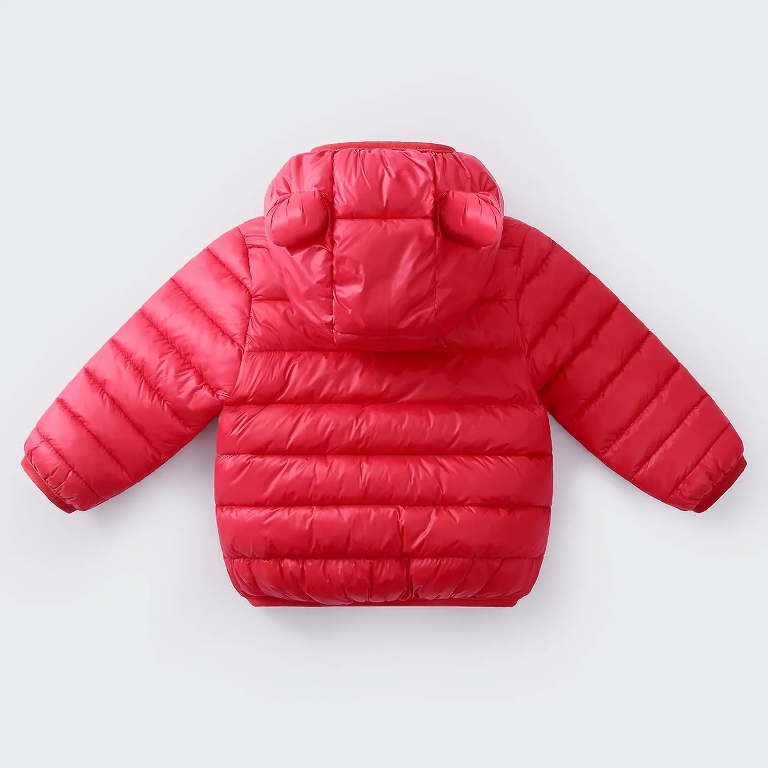 Toddler Kids Baby Boy Girl Winter Hooded 3D Ear Winter Coats Ears Hoods Padded Puffer Jacket Parka