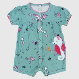 Under The Sea Short-Sleeved Romper