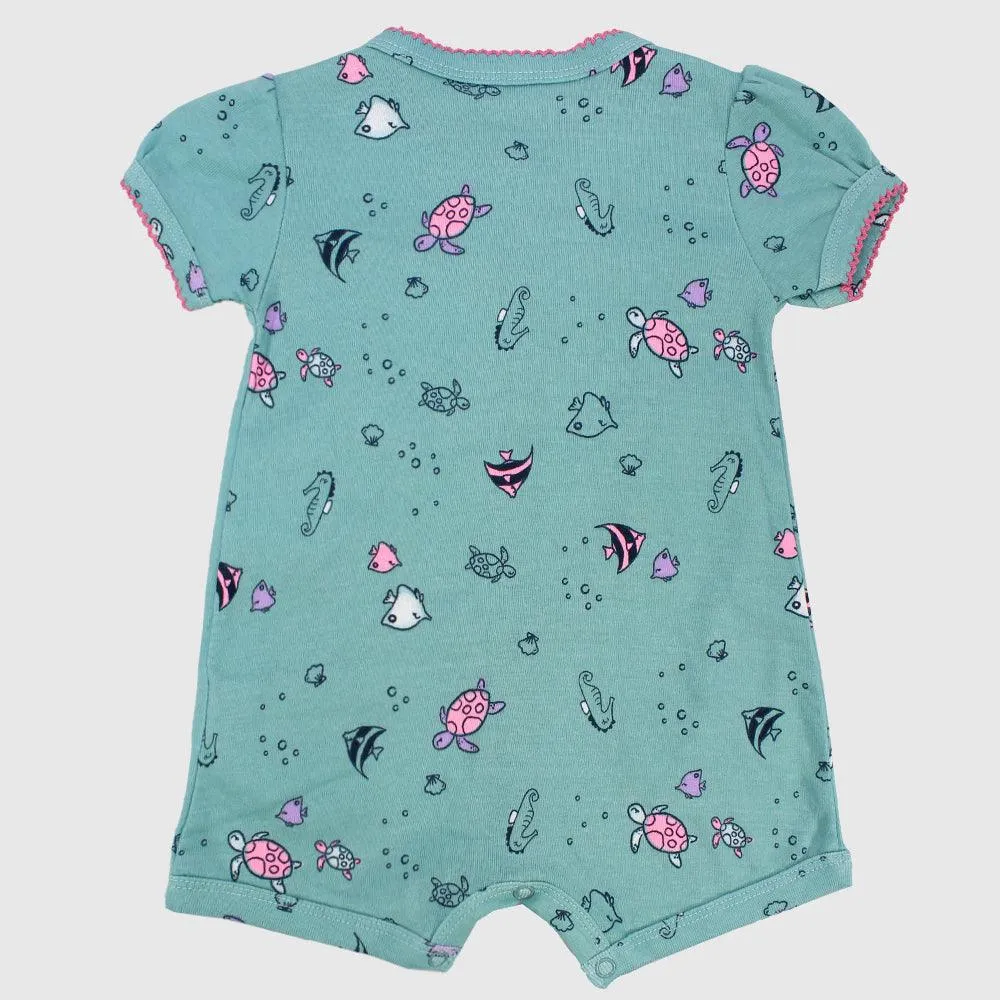 Under The Sea Short-Sleeved Romper