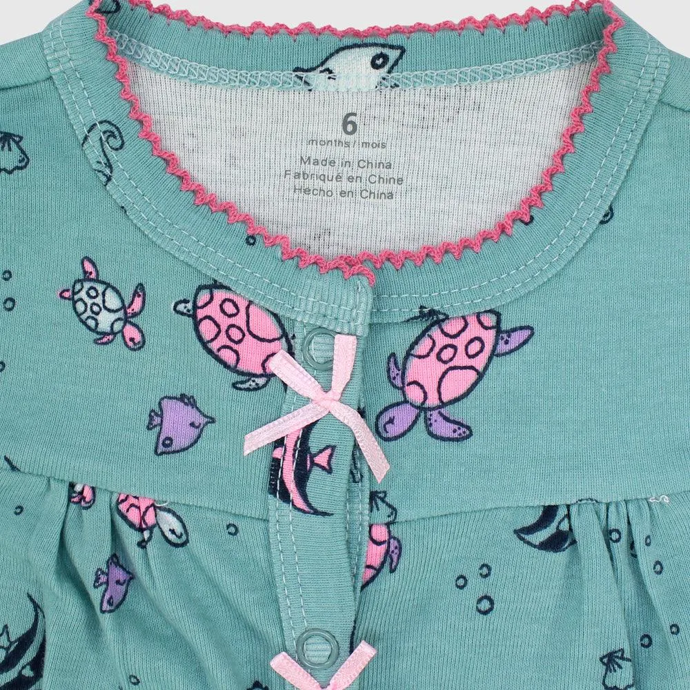 Under The Sea Short-Sleeved Romper