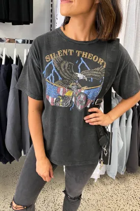 Wilderness Tie Tee Washed Black