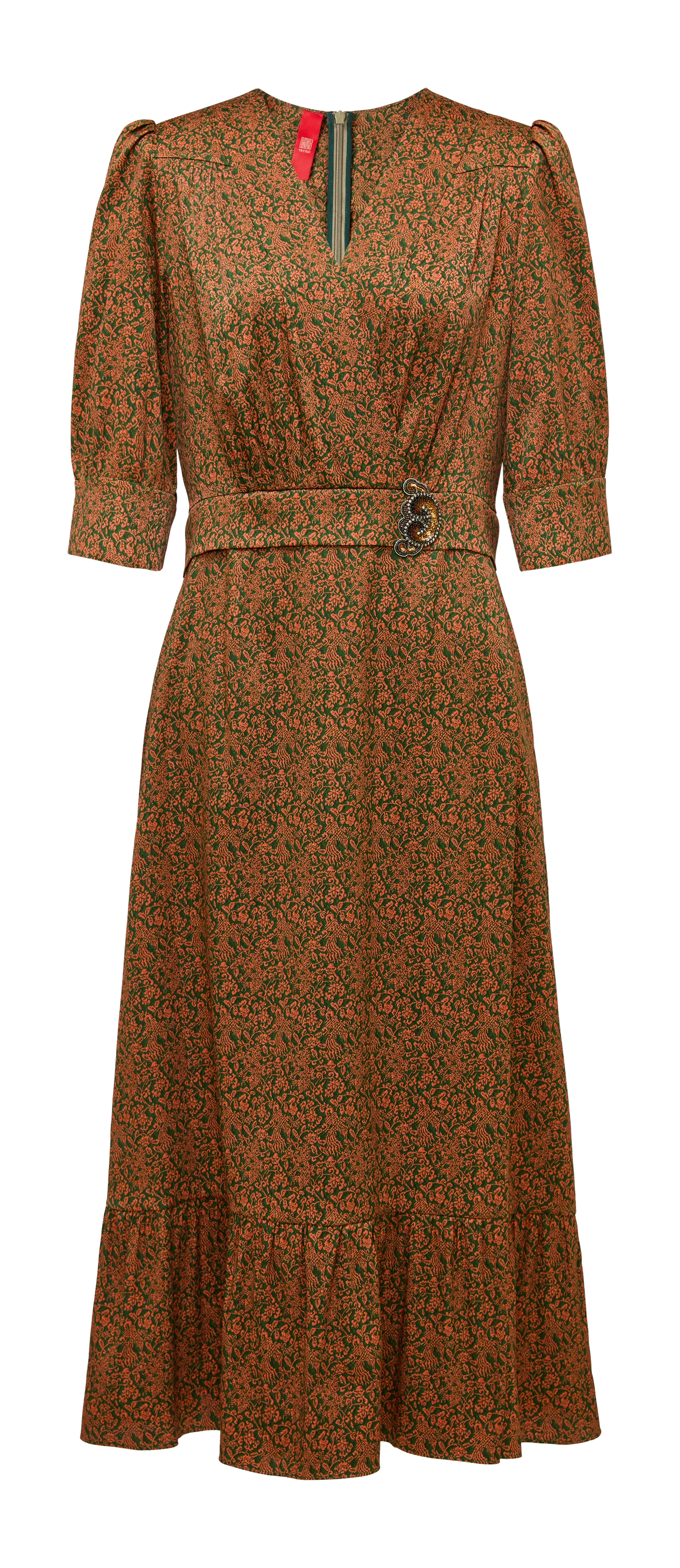 YAYING One-Piece Tea-Length Dress